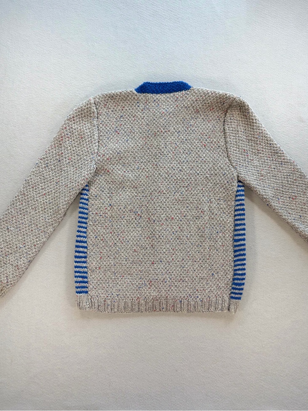 Handmade 100% Wool Cardigan Antique Buttons Est. Medium - Picture 4 of 7